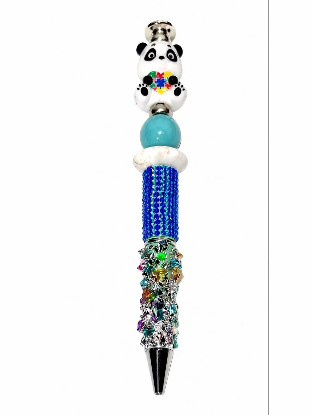 Handcrafted Beaded Pens | Cute Koala & Panda Rhinestone Ballpoint Pens | Gift